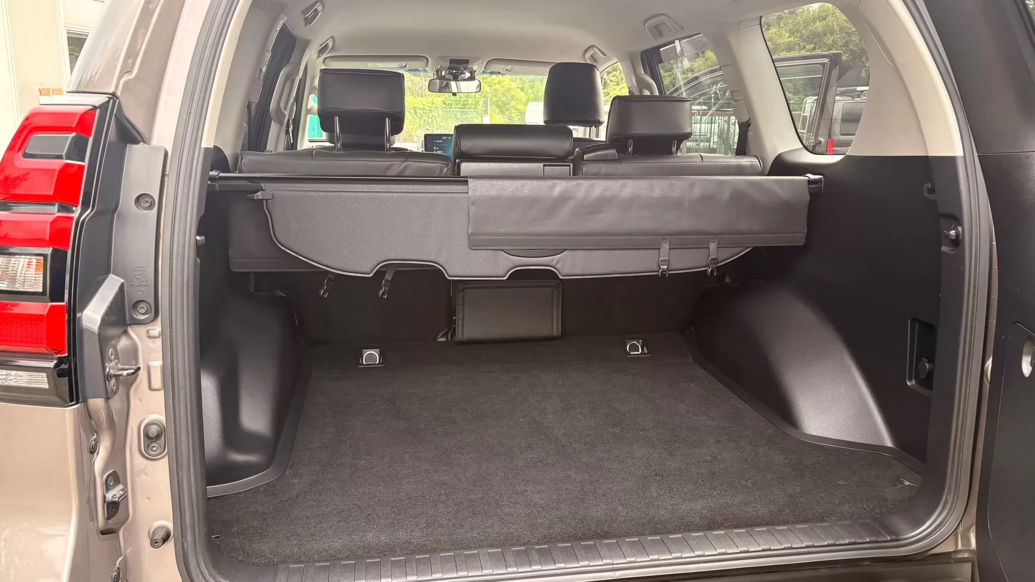 Toyota Land Cruiser Prado TX rear seating area