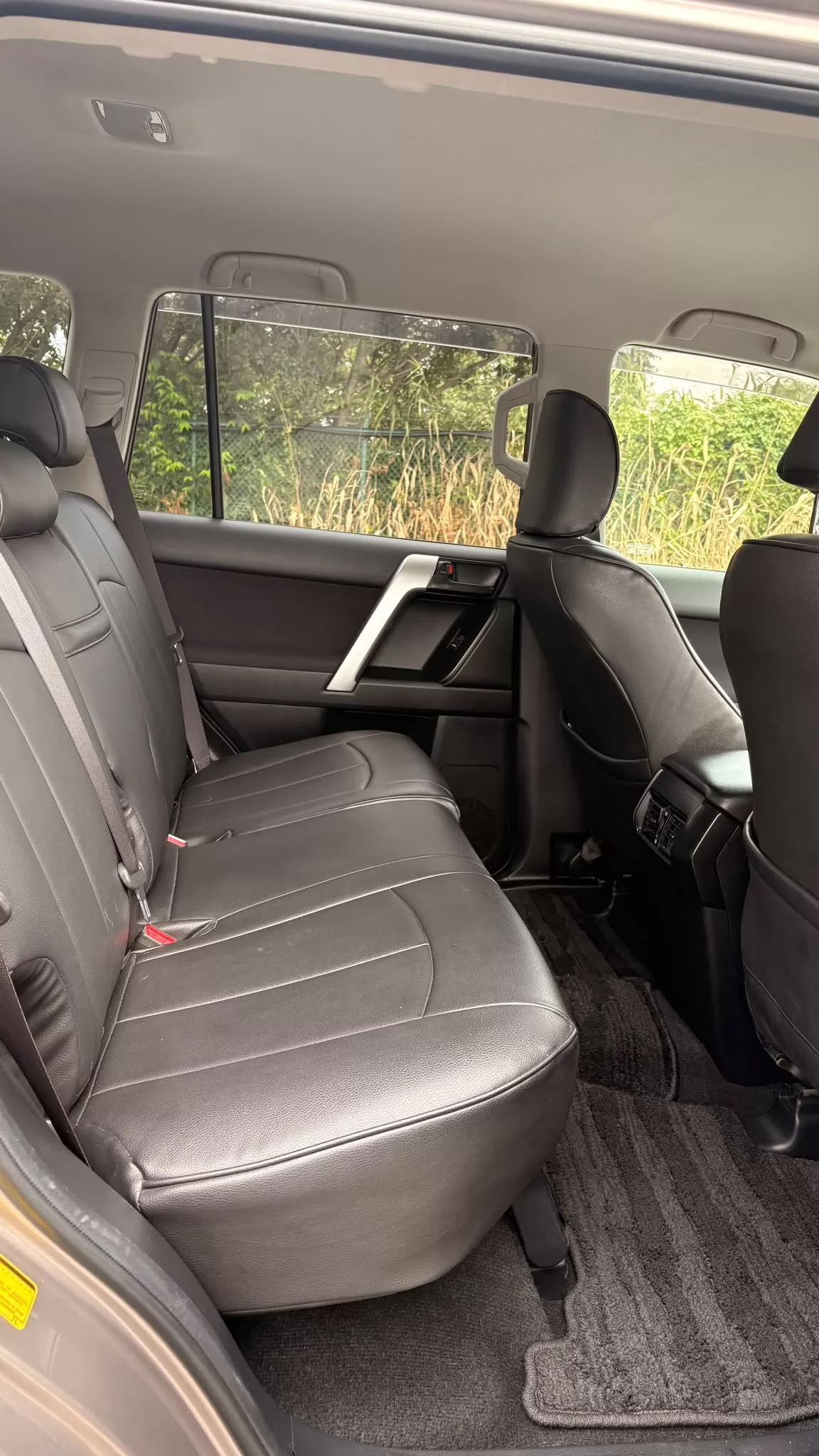 Toyota Land Cruiser Prado TX interior seating area